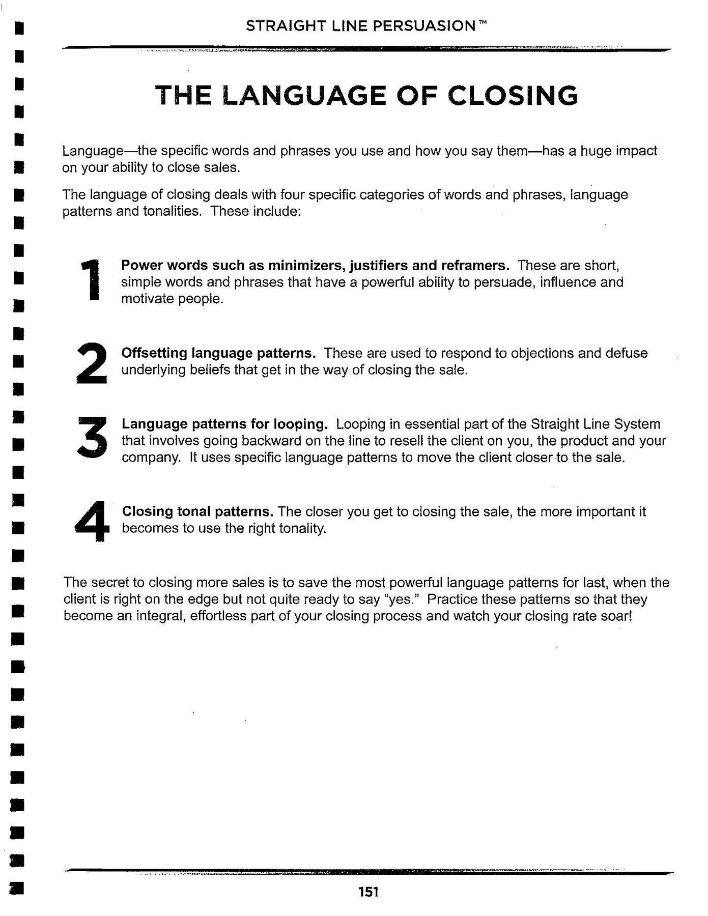 straight line persuasion workbook pdf